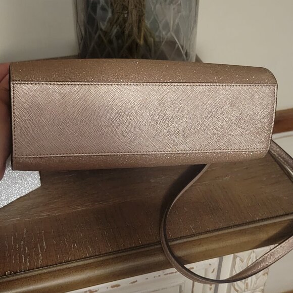 Limited Edition Kate Spade Tinsel Collection Rose Gold Purse and Wallet Set - Picture 4 of 6